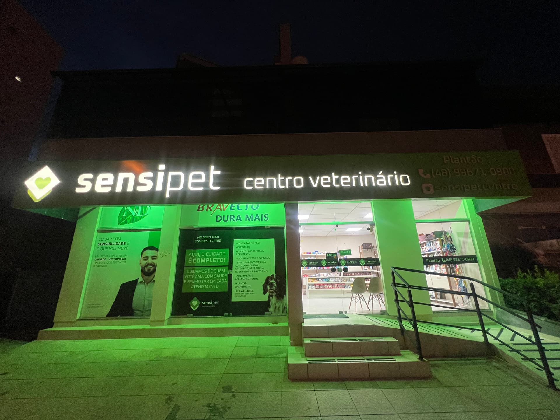 Fachada Sensipet Centro Veterinário
